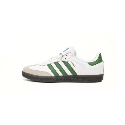 adidas Samba OG Footwear White Green  IG1024 01