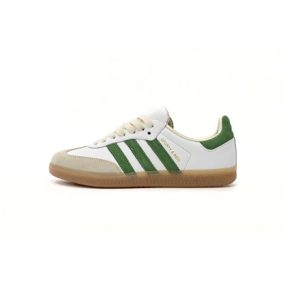 adidas Samba OG Sporty & Rich White Green HQ6075 01