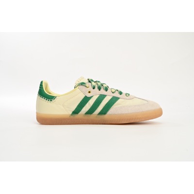 adidas Samba Wales Bonner Cream Green  GY4344 02