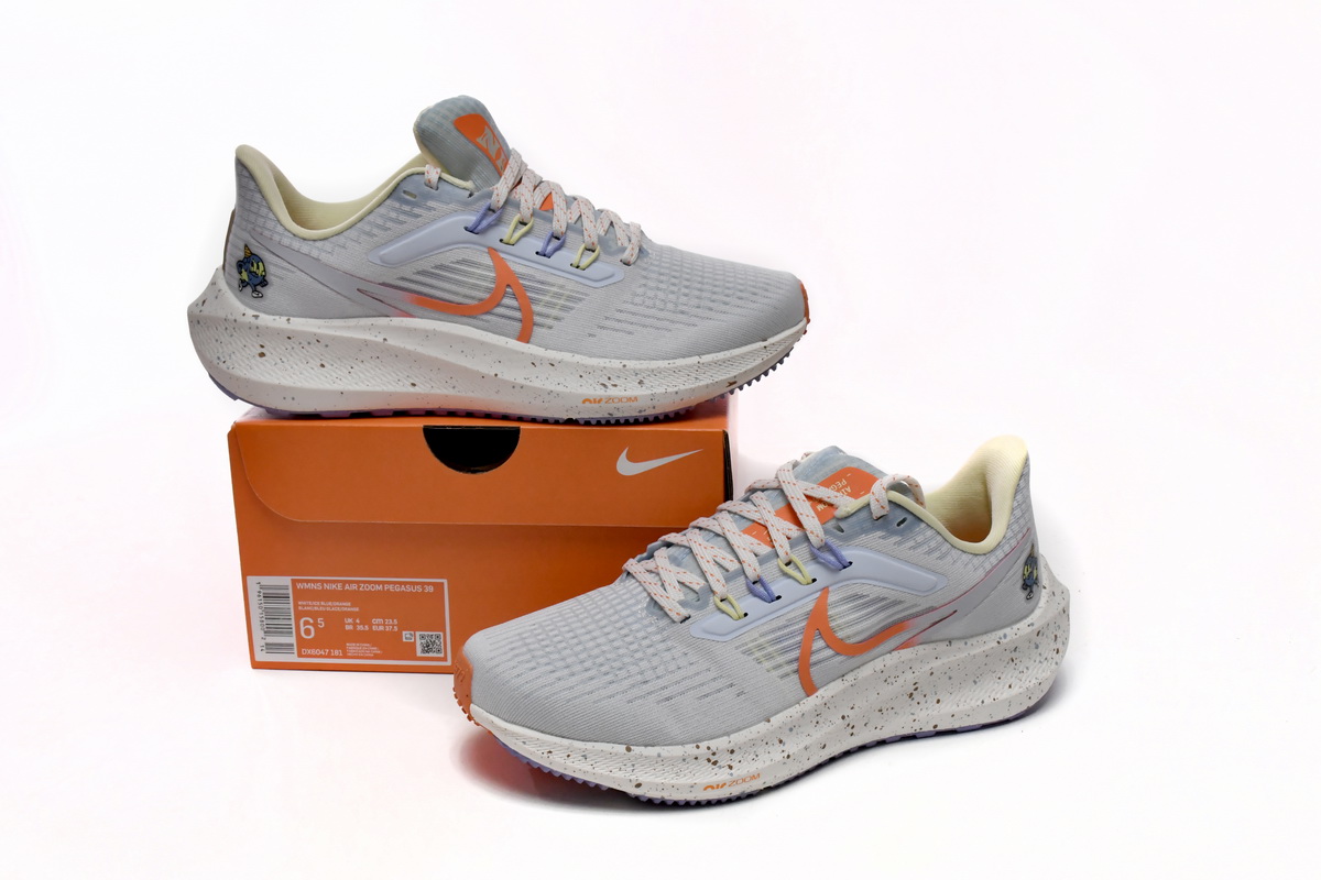 Nike Air Zoom Pegasus 39 Light Thistle Safety Orange  DX6047-181