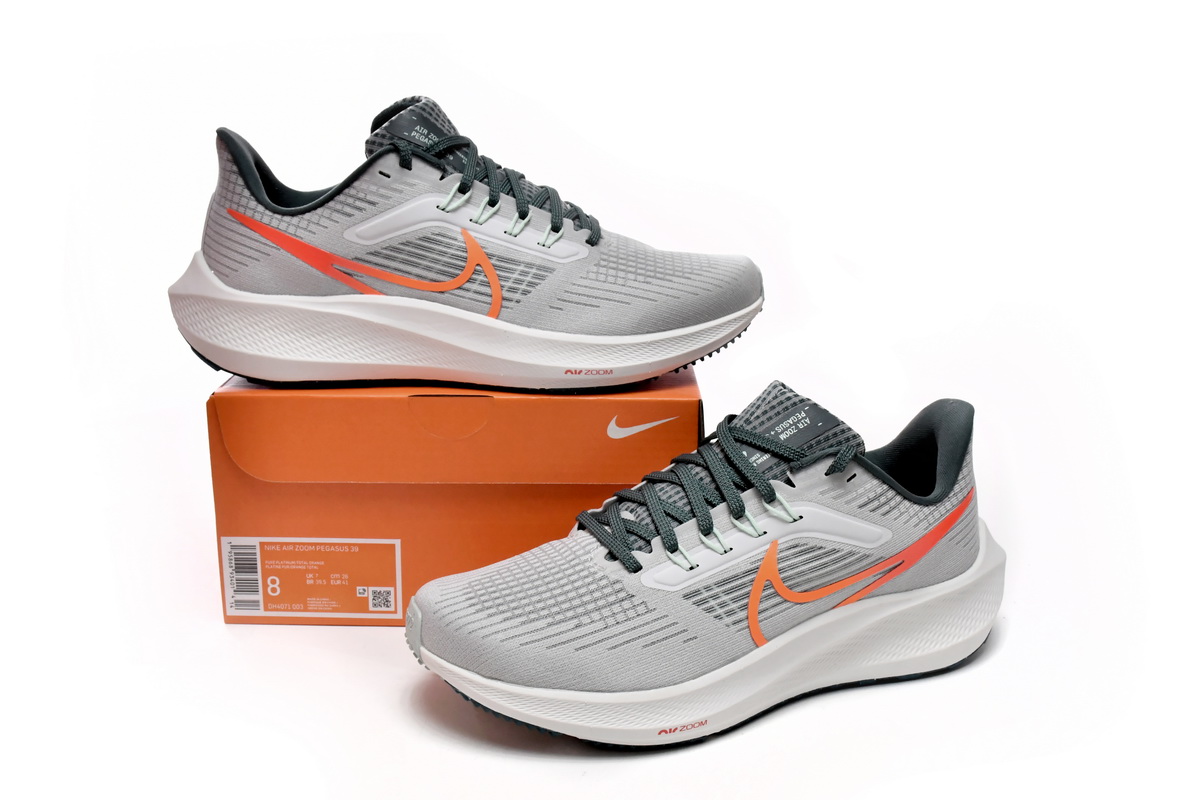 Nike Air Zoom Pegasus 39 Pure Platinum Total Orange DH4071-003