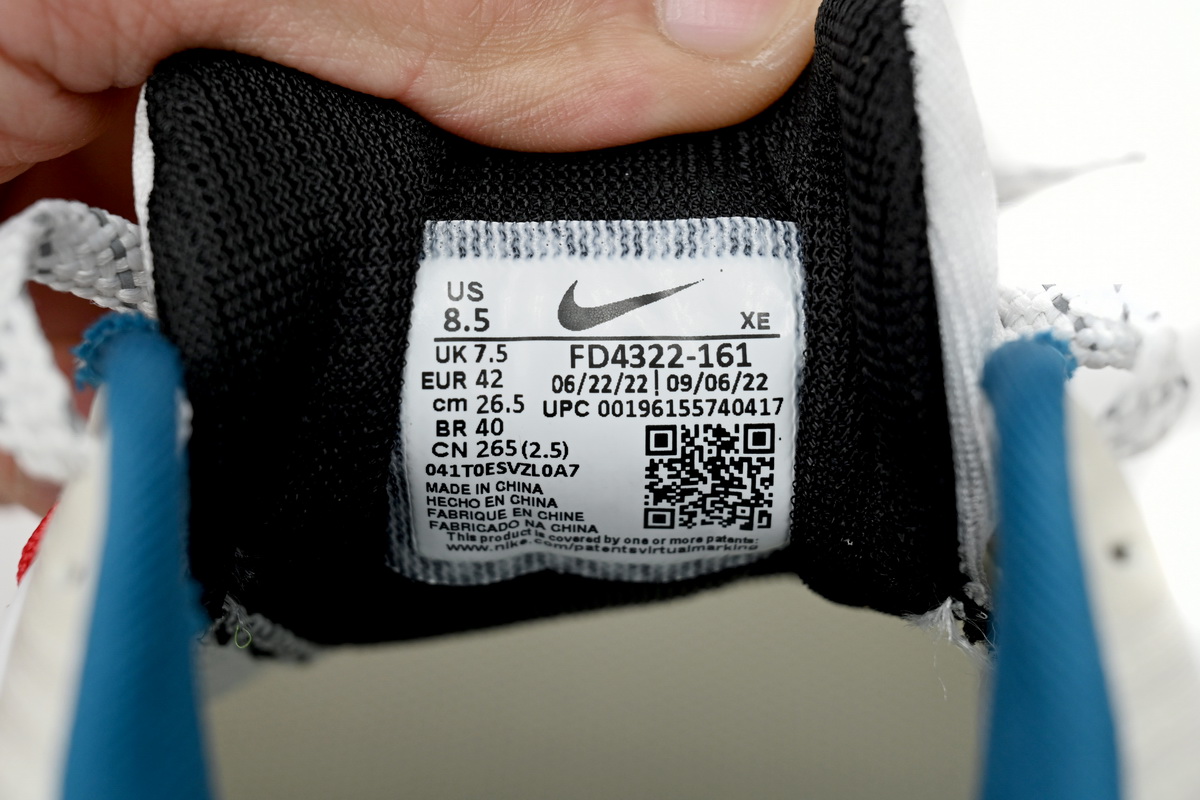Nike Air Zoom Pegasus 39 White Blue Red FD4322-161