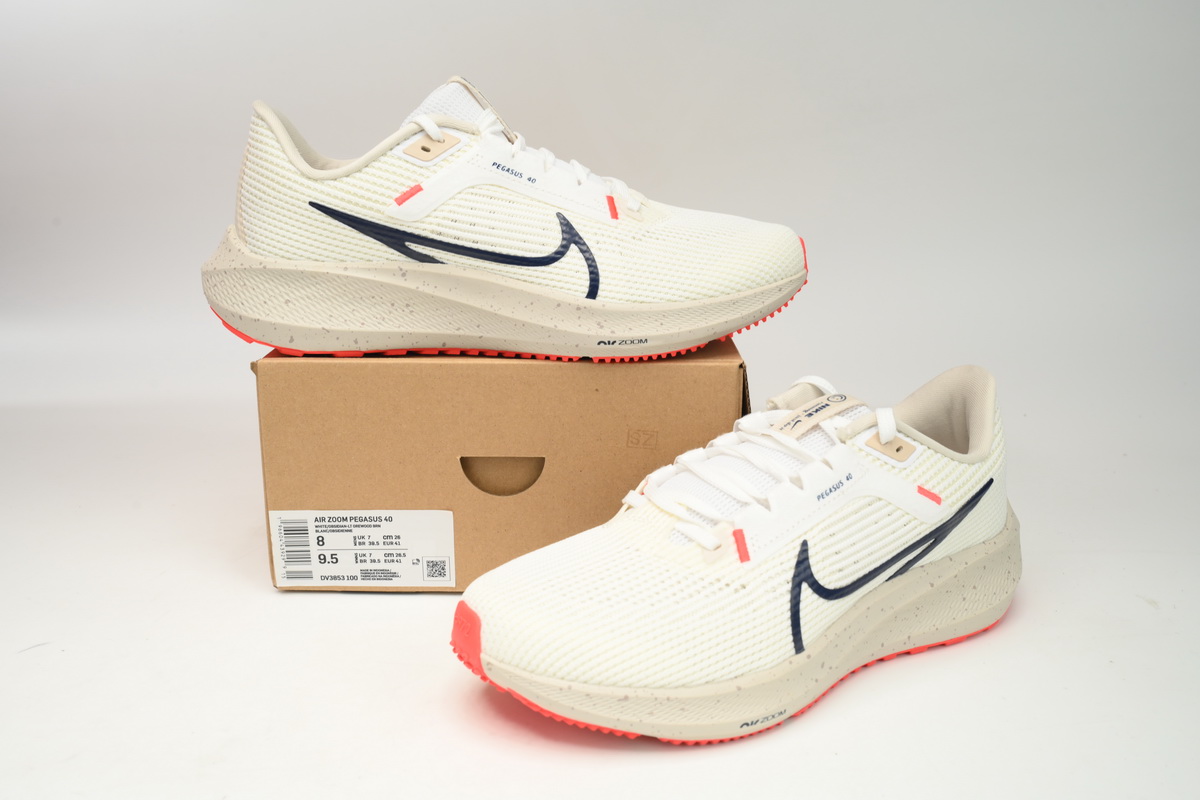 Nike Air Zoom Pegasus 40 White Obsidian DV3853-100