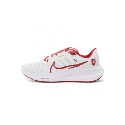 Nike Air Zoom Pegasus 40 White Red FJ2844-100  01