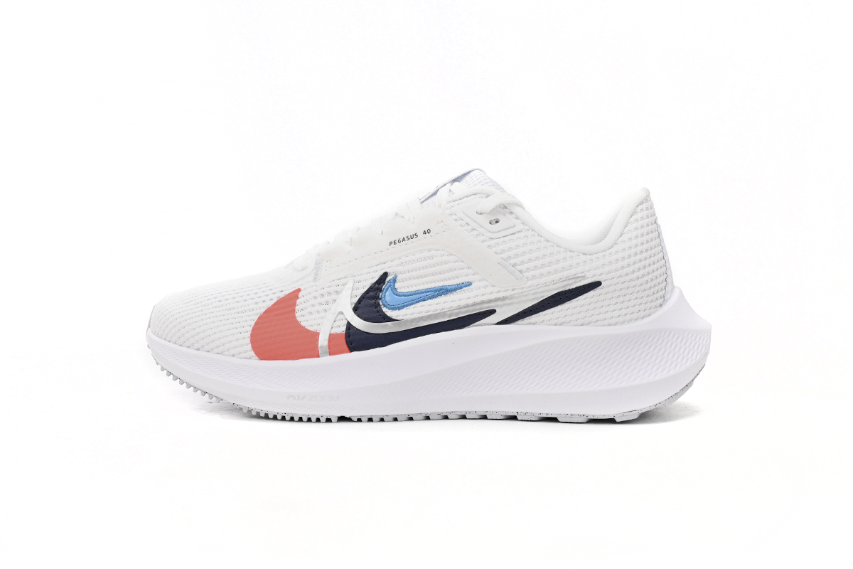 Nike Pegasus 40 Premum White Multi-Color  FB7179-100