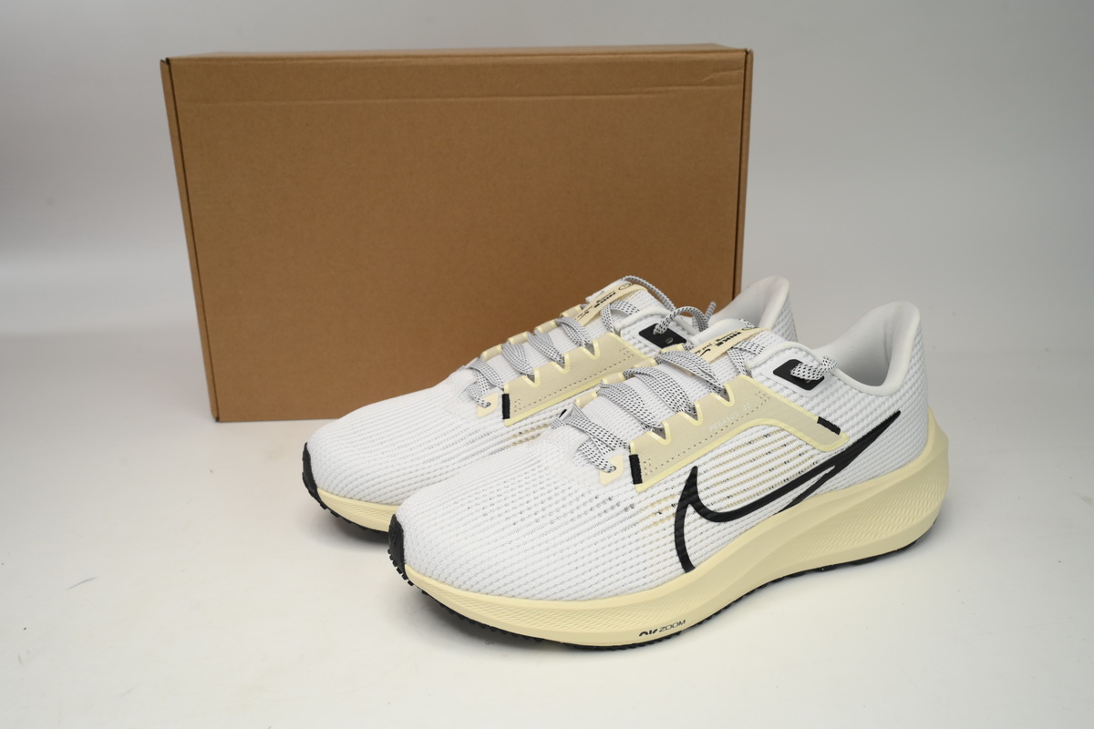 Nike Pegasus 40 White Coconut Milk Black (Women