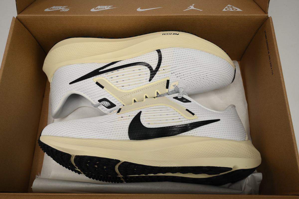 Nike Pegasus 40 White Coconut Milk Black (Women