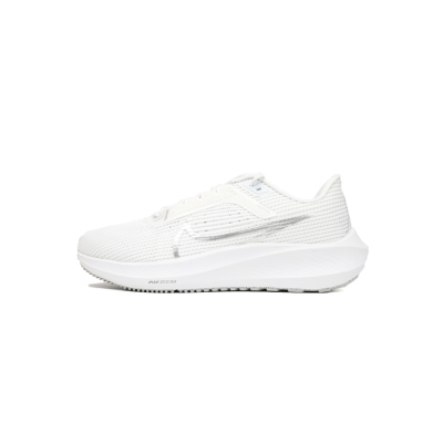 Nike Pegasus 40 White Metallic Silver (Women's) DV3854-101  01