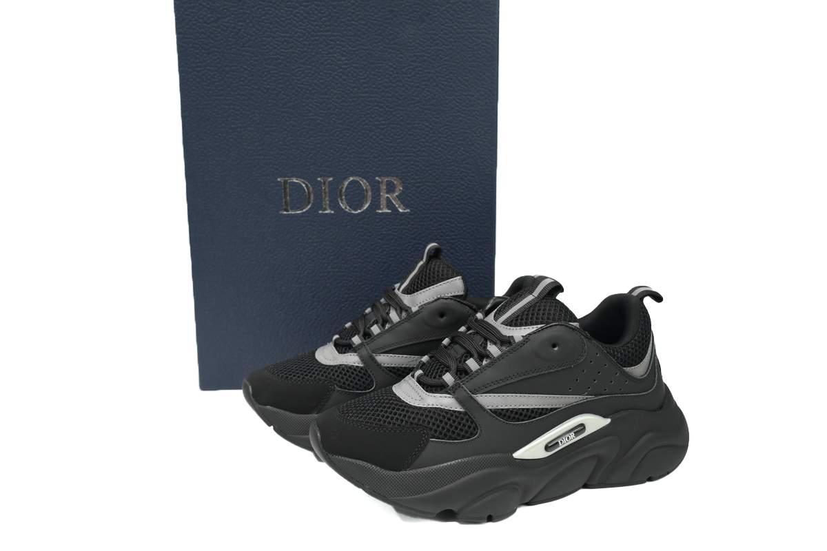 Dior B22 Black Silver 3SN231ZNG969