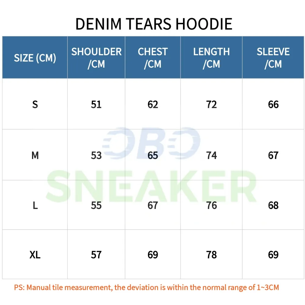 OBO Denim Tears The Cotton Wreath Hoodie Black 