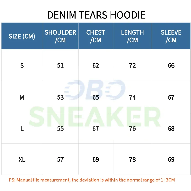 OBO Denim Tears The Cotton Wreath Hoodie Black 