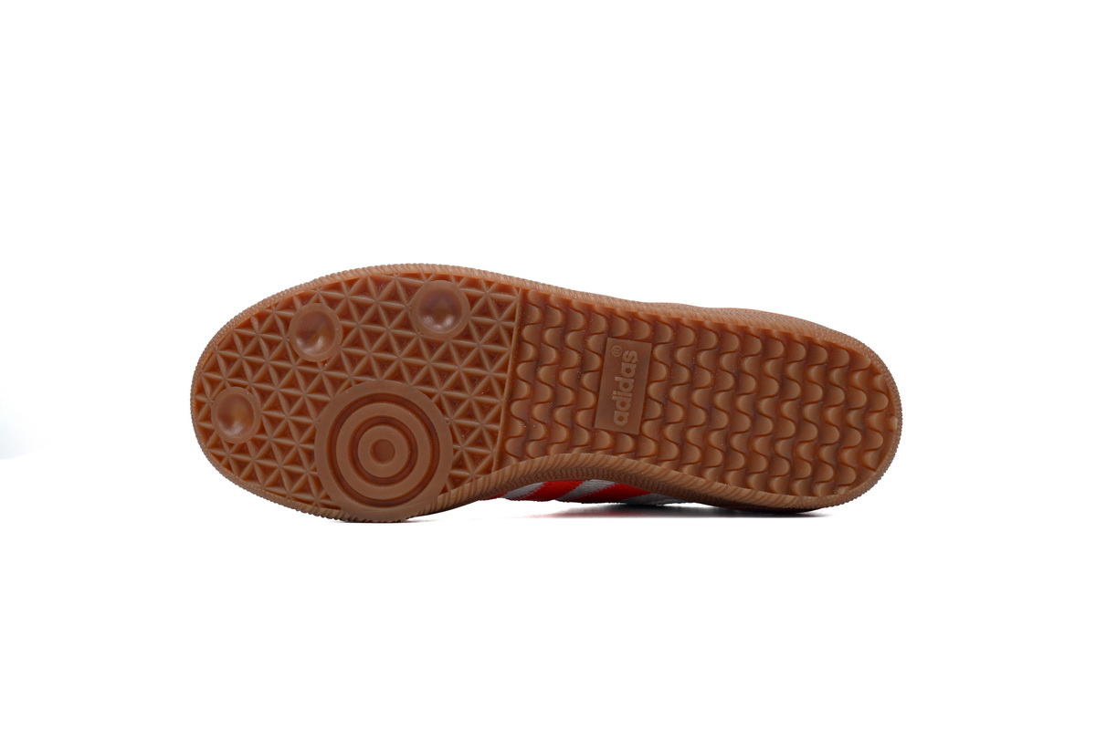 adidas Samba OG Crystal White Preloved Red  IG1380