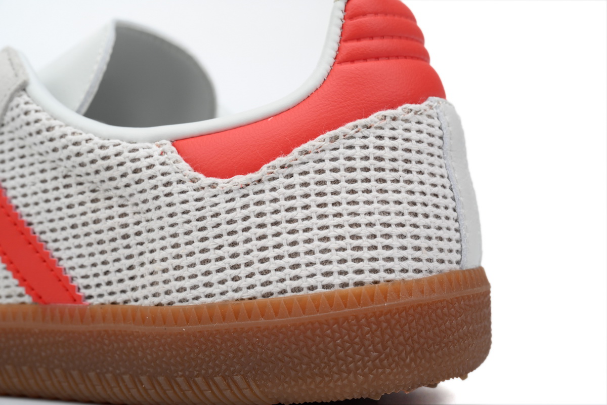 adidas Samba OG Crystal White Preloved Red  IG1380