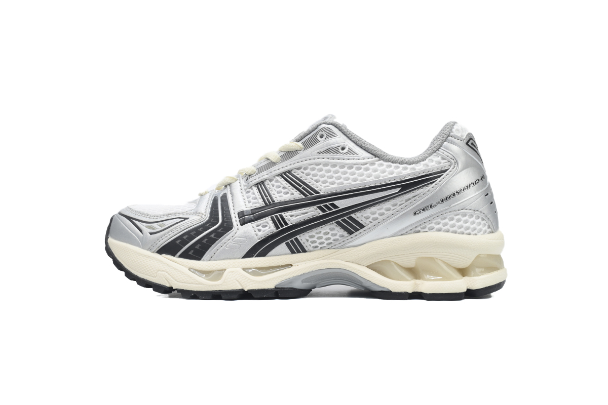 As*ic*s gel-kayano 14 jjjjound silver black midweek heat 1201a457-101