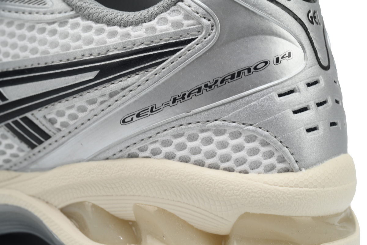 As*ic*s gel-kayano 14 jjjjound silver black midweek heat 1201a457-101