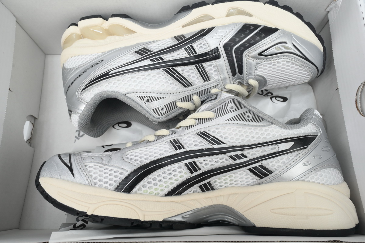 As*ic*s gel-kayano 14 jjjjound silver black midweek heat 1201a457-101