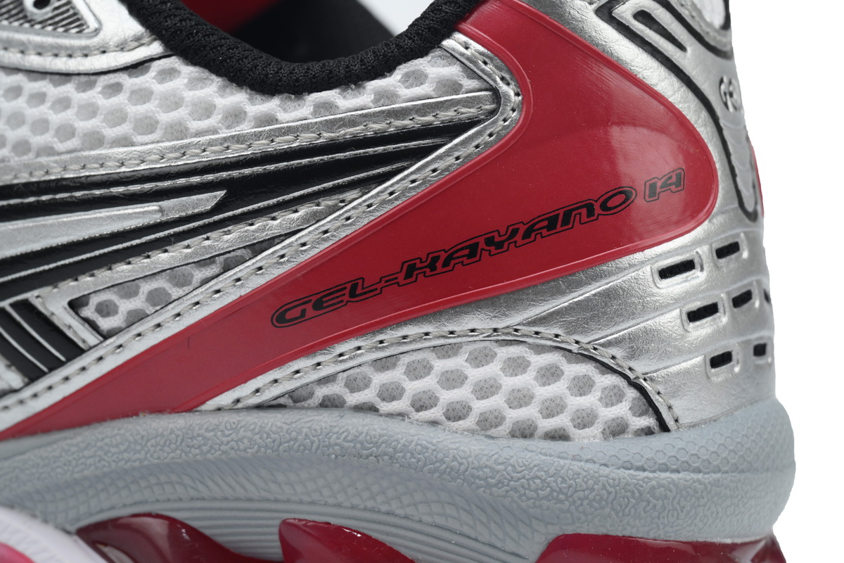 As*ic*s gel-kayano 14 white classic red 1201a019-103