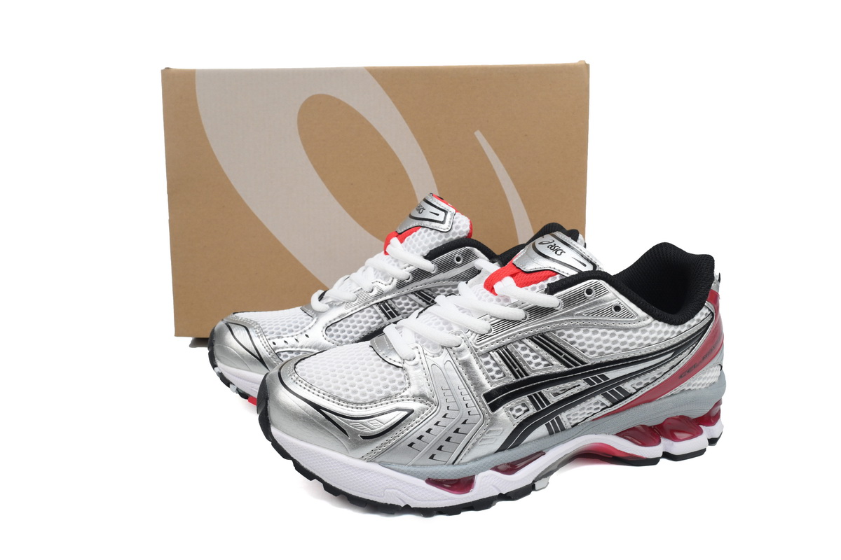 As*ic*s gel-kayano 14 white classic red 1201a019-103