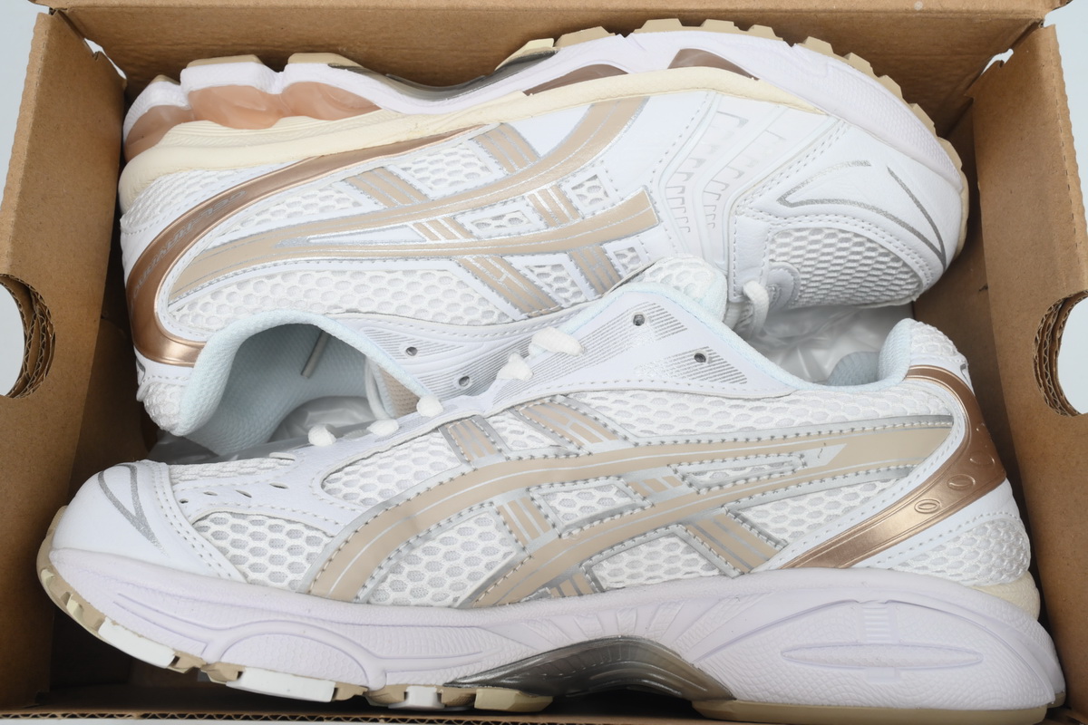 As*ic*s gel-kayano 14 white simply taupe (women