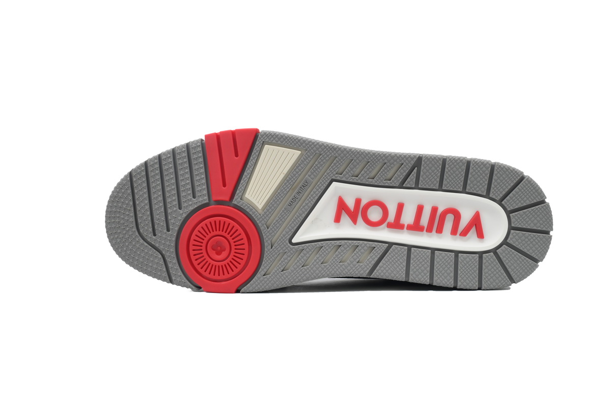 l**is V*t*n lolv trainer strap on black grey red 1ac4zu