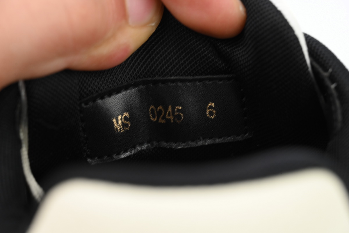 Louis Vuitton LV Trainer Cream Black 1ACW3K