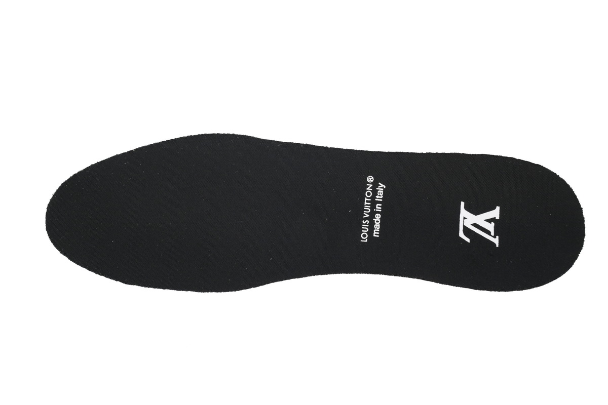 Louis Vuitton LV Trainer Cream Black 1ACW3K