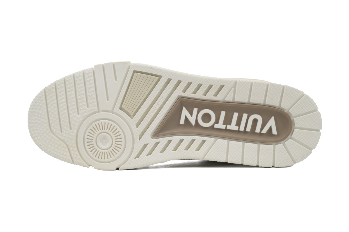 Louis Vuitton LV Trainer Monogram Flower Beige 1ACW44