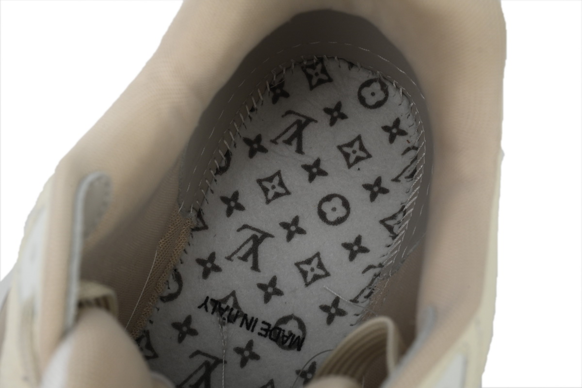 Louis Vuitton LV Trainer Monogram Flower Beige 1ACW44