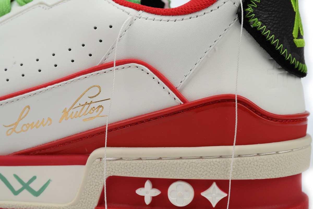 Louis Vuitton Trainer Neon Red MS0241