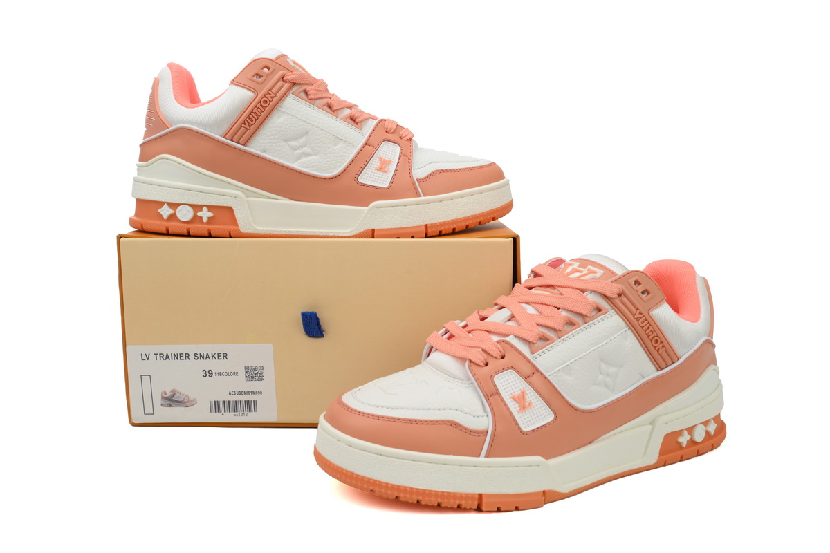  Louis Vuitton Trainer Peach 