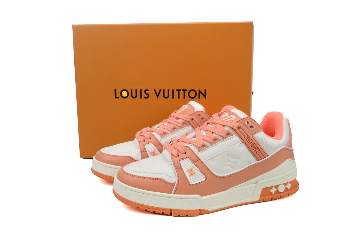  Louis Vuitton Trainer Peach 
