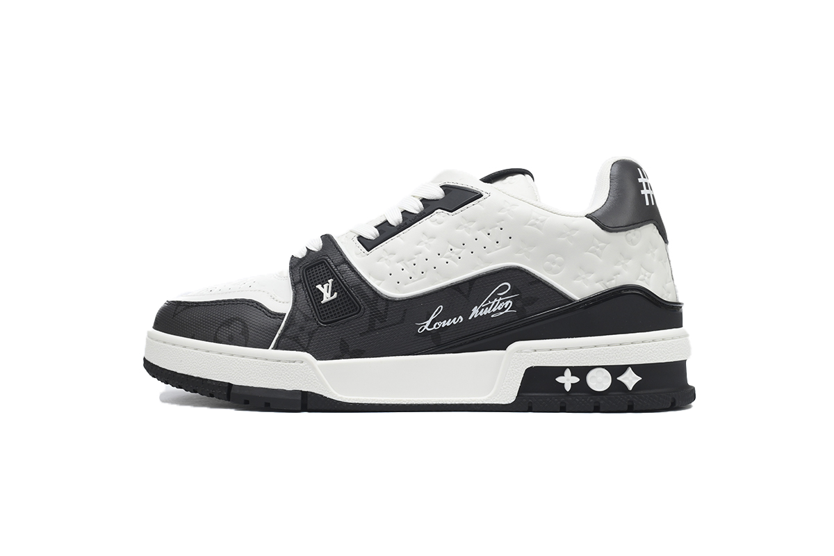 Louis Vuitton LV Trainer #54 Black White 1AANEG