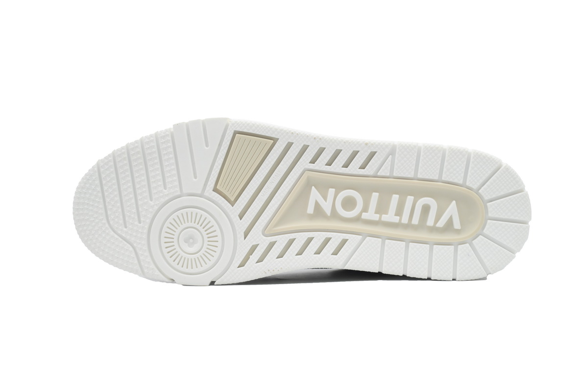 Louis Vuitton Trainer Beige Stripe Monogram 1ABG0H