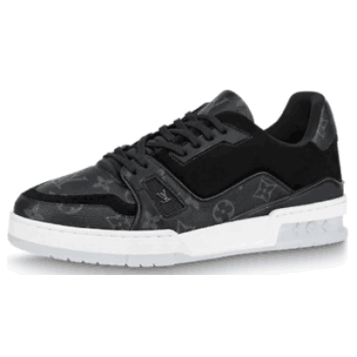 Louis Vuitton Trainer Black Monogram 1A8PUA 01