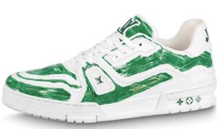 Louis Vuitton Trainer Colored-In Motif Green 1ABLWV