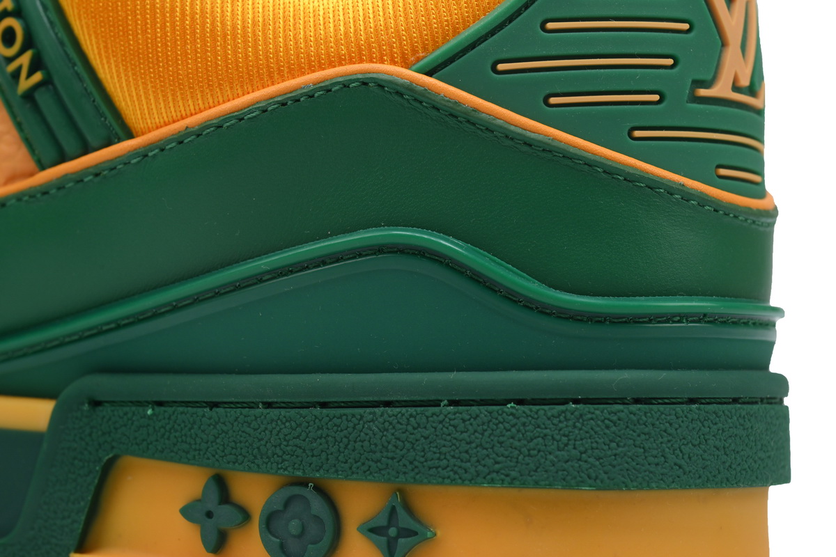 Louis Vuitton Trainer Green Orange 1A8WFY