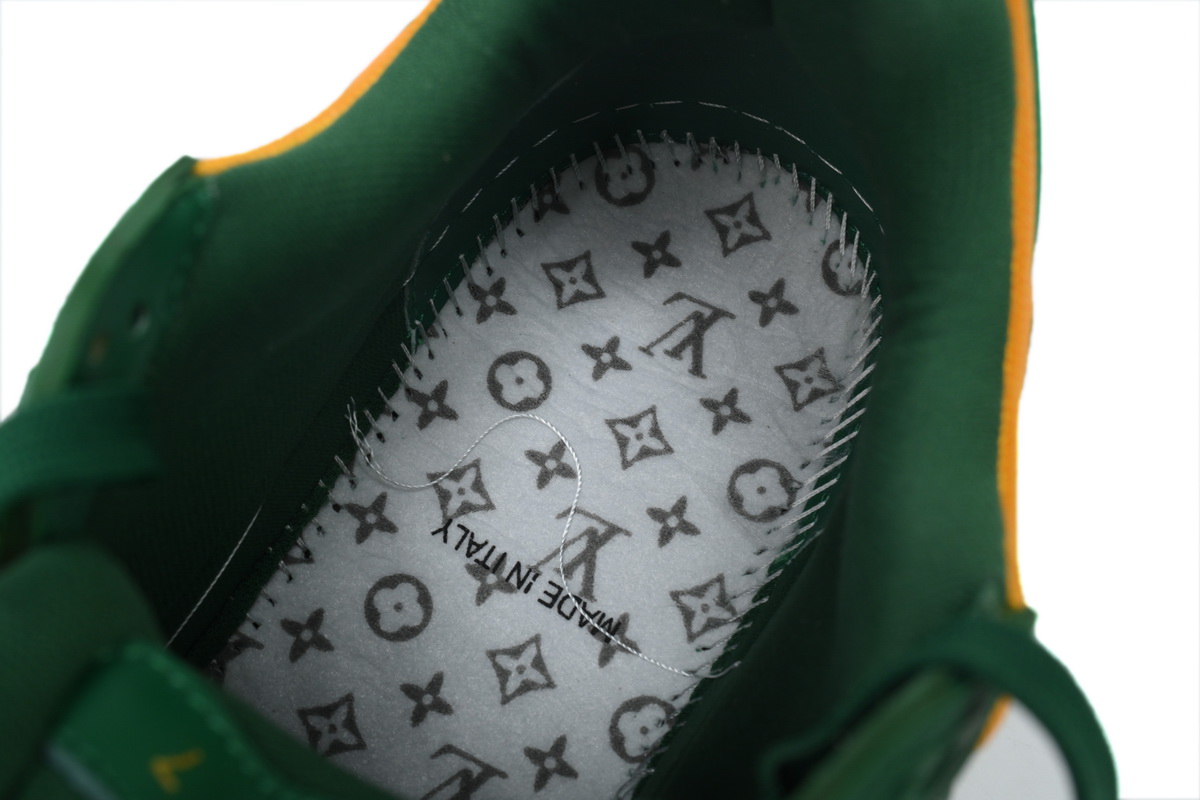 Louis Vuitton Trainer Green Orange 1A8WFY