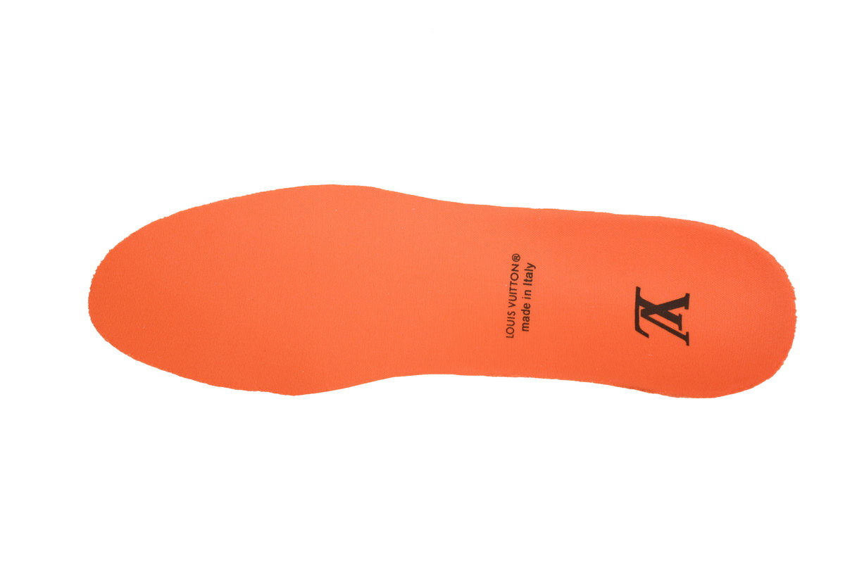 Louis Vuitton Trainer Monogram Denim Orange 1A9ZD6 