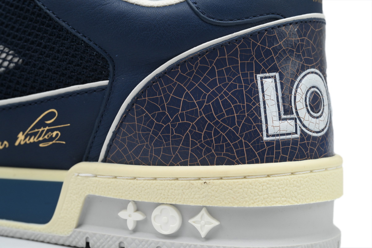 Louis Vuitton Trainer Navy Mesh 1A9DEG
