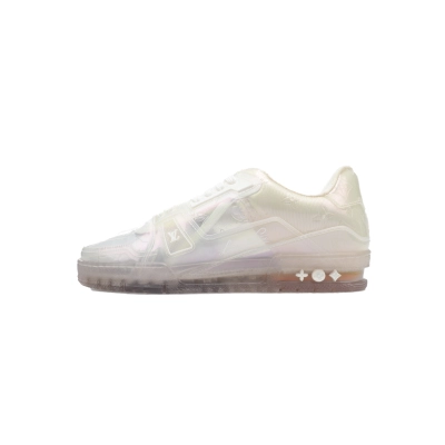 Louis Vuitton Trainer Silver White 1A9TR8 01
