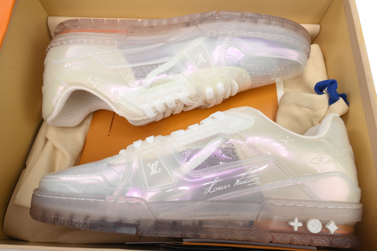 Louis Vuitton Trainer Silver White 1A9TR8