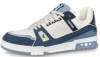 Louis Vuitton Trainer White Blue 
