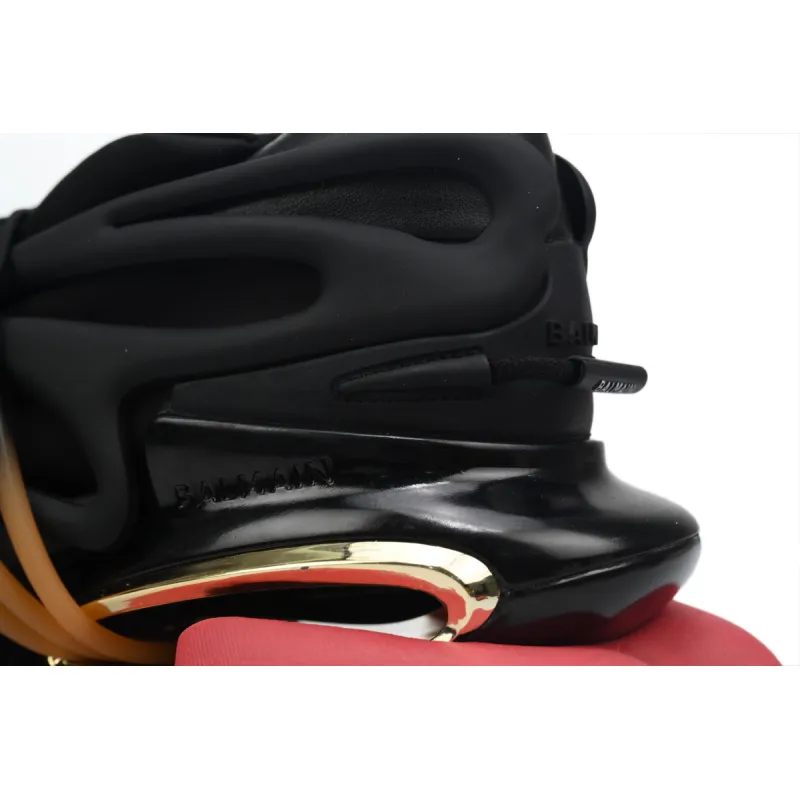  BALMAIN Multikolor Buty sportowe Black Red  YM1VJ309