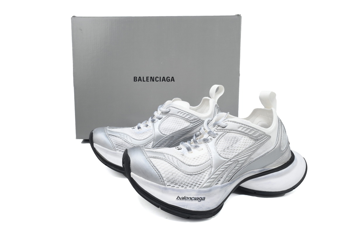 Balenciaga Circuit Sneaker 'Worn-Out - White Silver'3  793944 WFLGY 9100