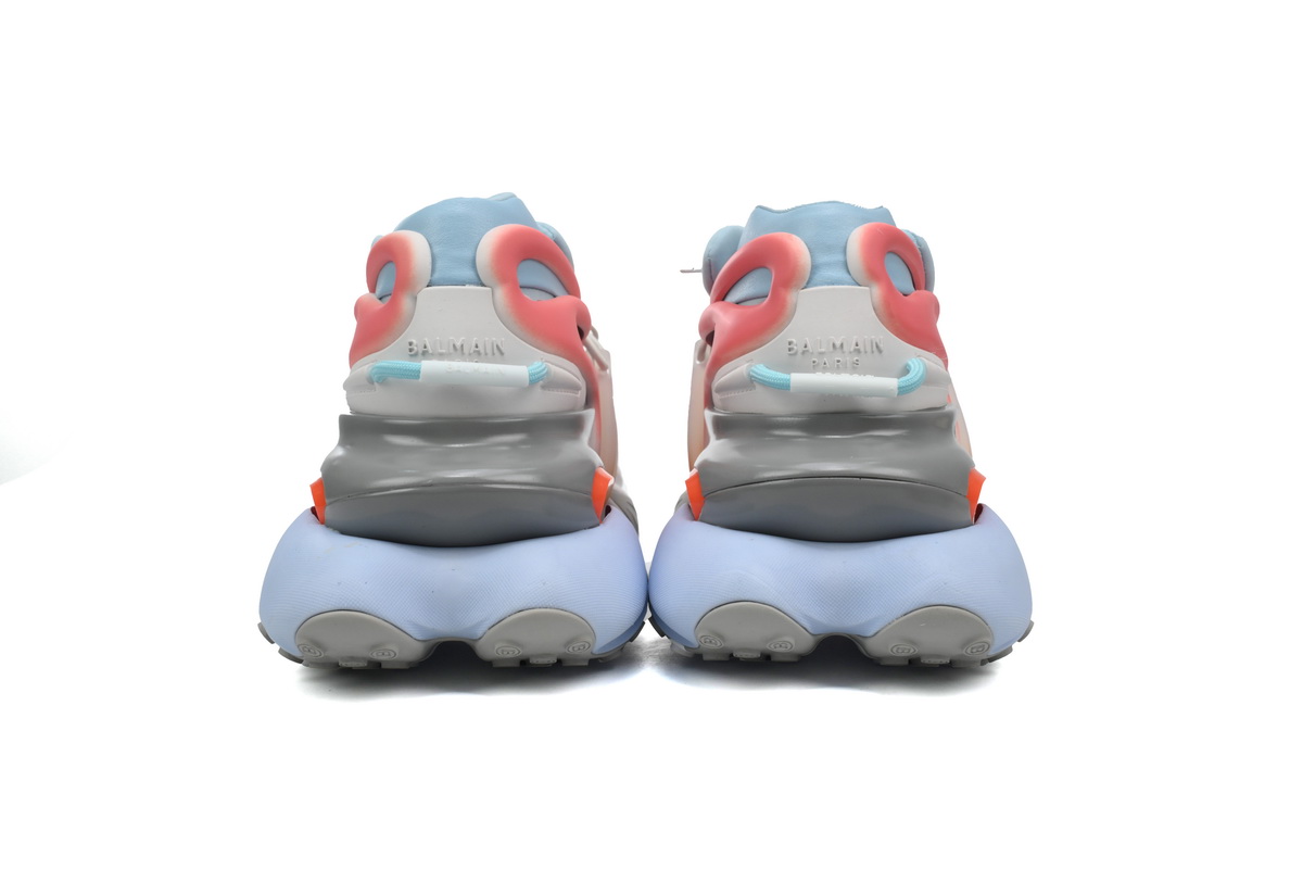 BALMAIN Multikolor Buty sportowe Grey Blue Red  YM1VJ309