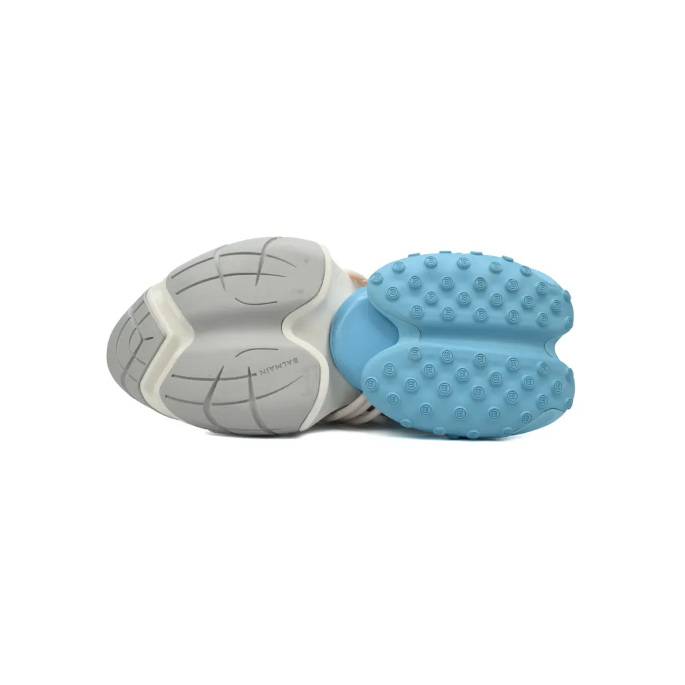 BALMAIN Multikolor Buty sportowe White Blue  YM1VJ309