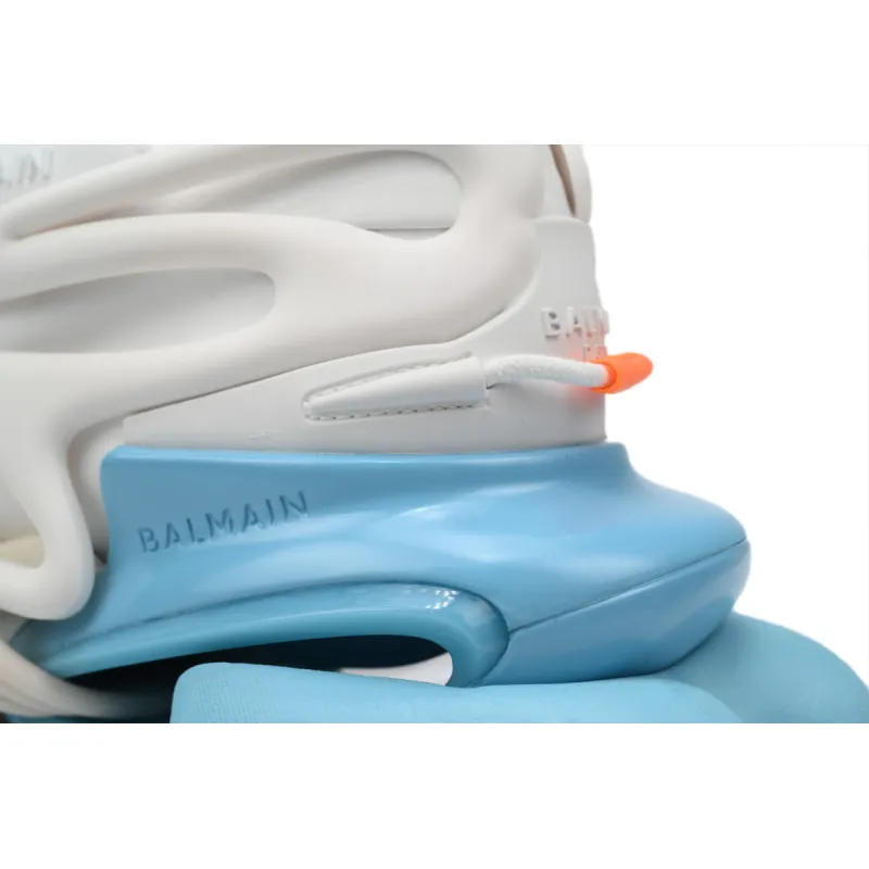 BALMAIN Multikolor Buty sportowe White Blue  YM1VJ309