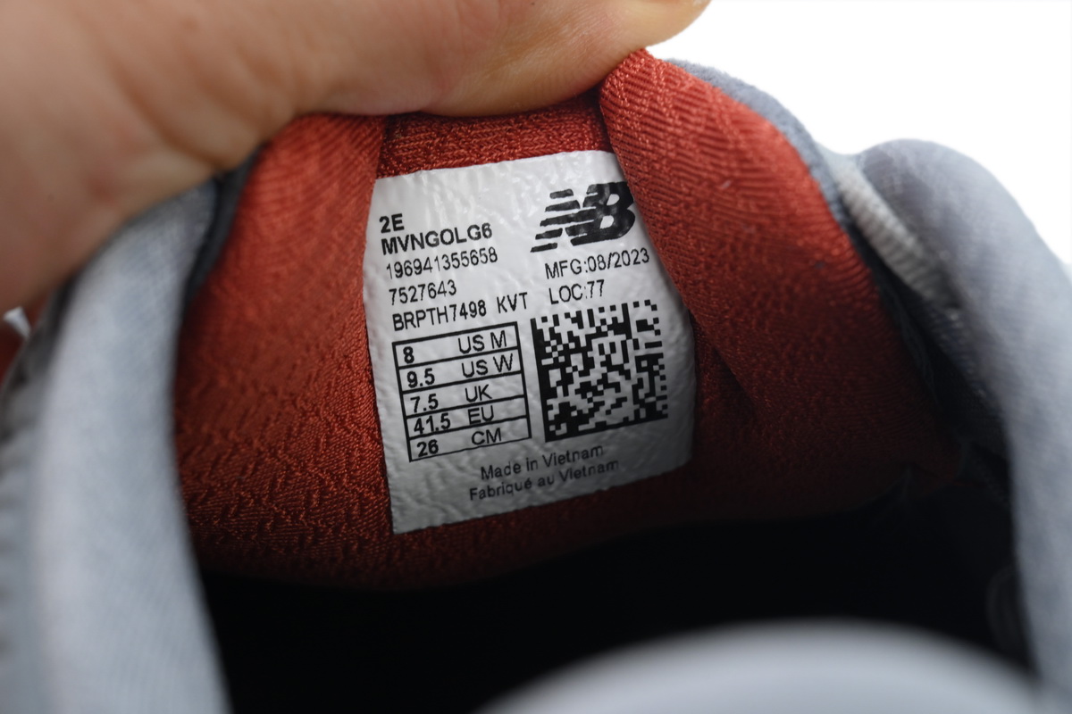 Fresh Foam X Vongo v6 'Aluminum Grey Brick Red'  MVNGOLG6