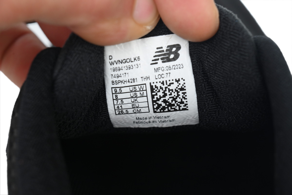 Fresh Foam X Vongo v6 'Black and White'  MVNGOLK6 