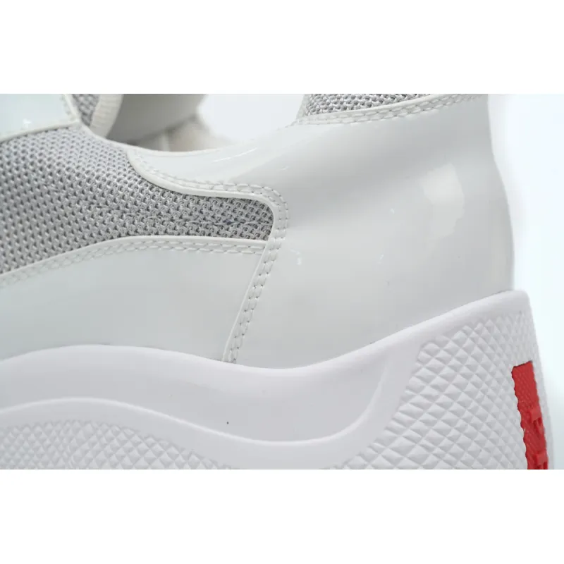 Prada Americas Cup White Silver Red  4E3400_ASZ_F0J36